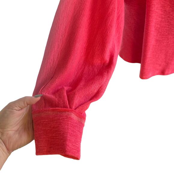 Free People We The Free Coral Cowlneck Sweater - EUC - XL - Picture 3 of 9